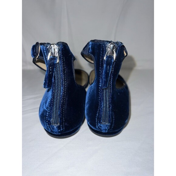 Ankle Strap Pointy Toe Suede Flats Size 7.5 - Picture 9 of 11